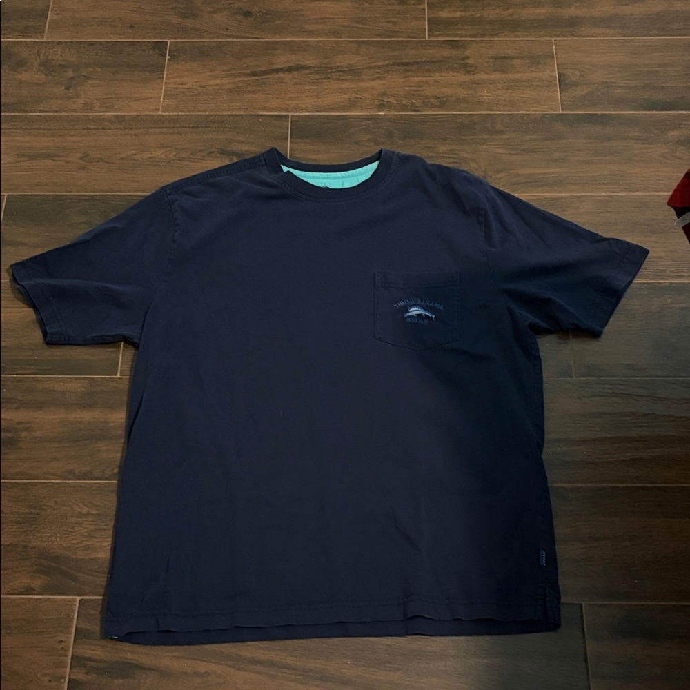 Tommy Bahama navy Tee Medium